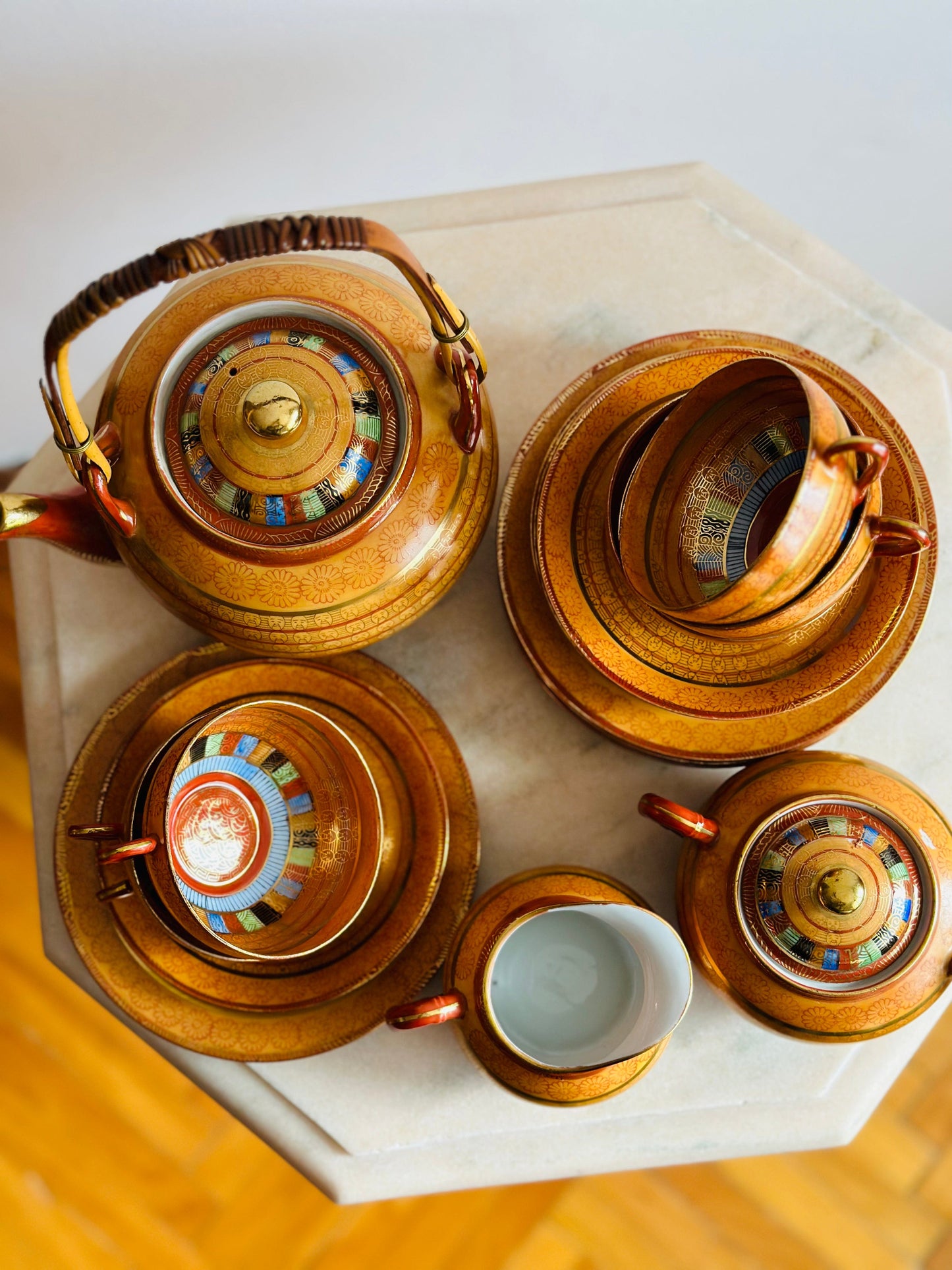 Set jde ceai japonez din anii '50, piesă de colecție
