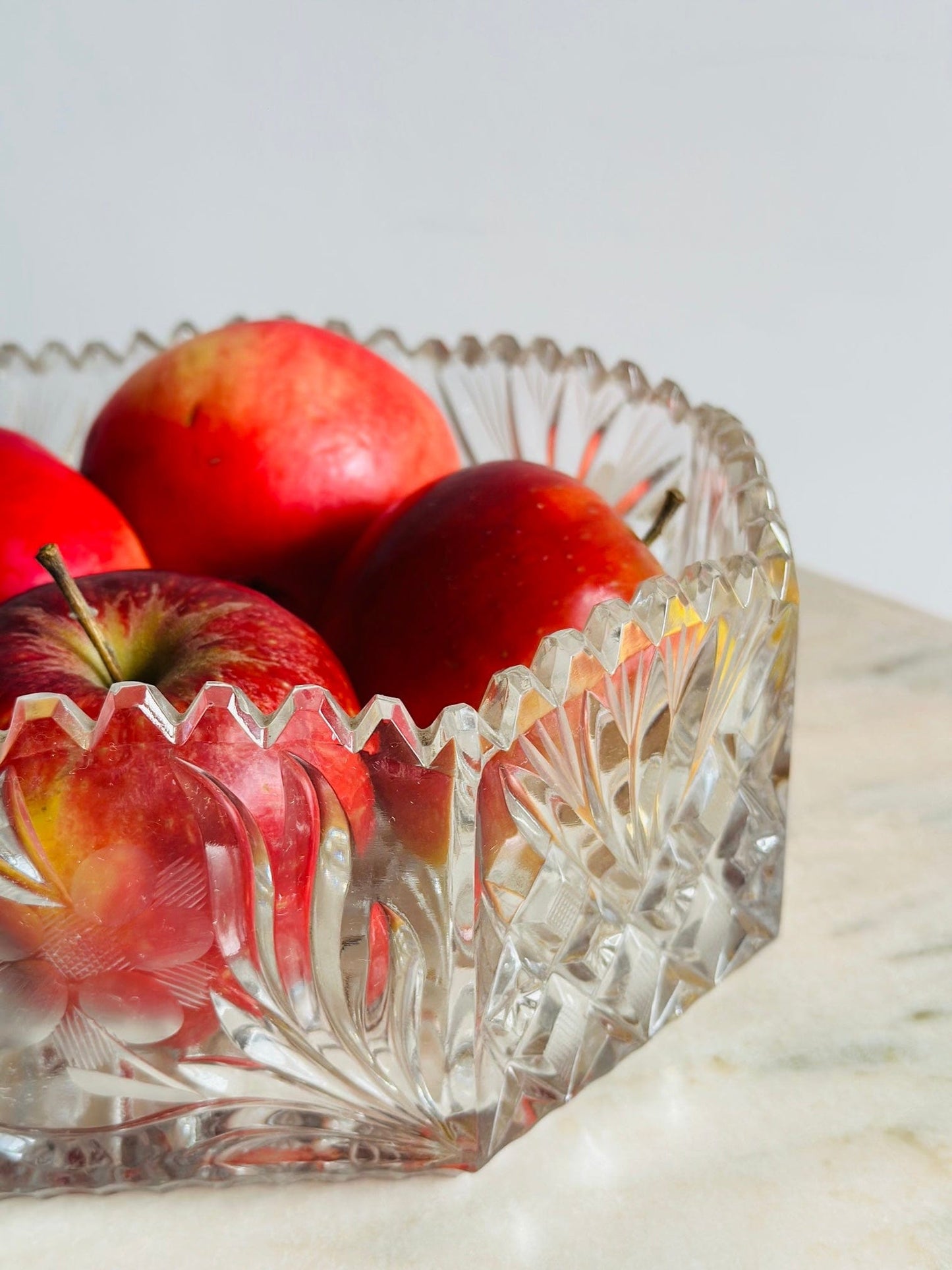 Fructieră de cristal