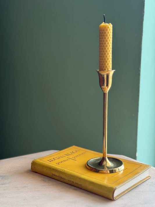 Sfeșnic auriu, 20 cm înălțime