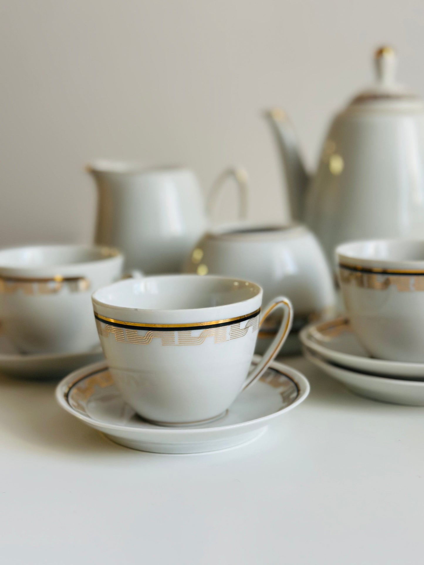 Set de ceai/cafea din porțelan de Cluj - 3 persoane