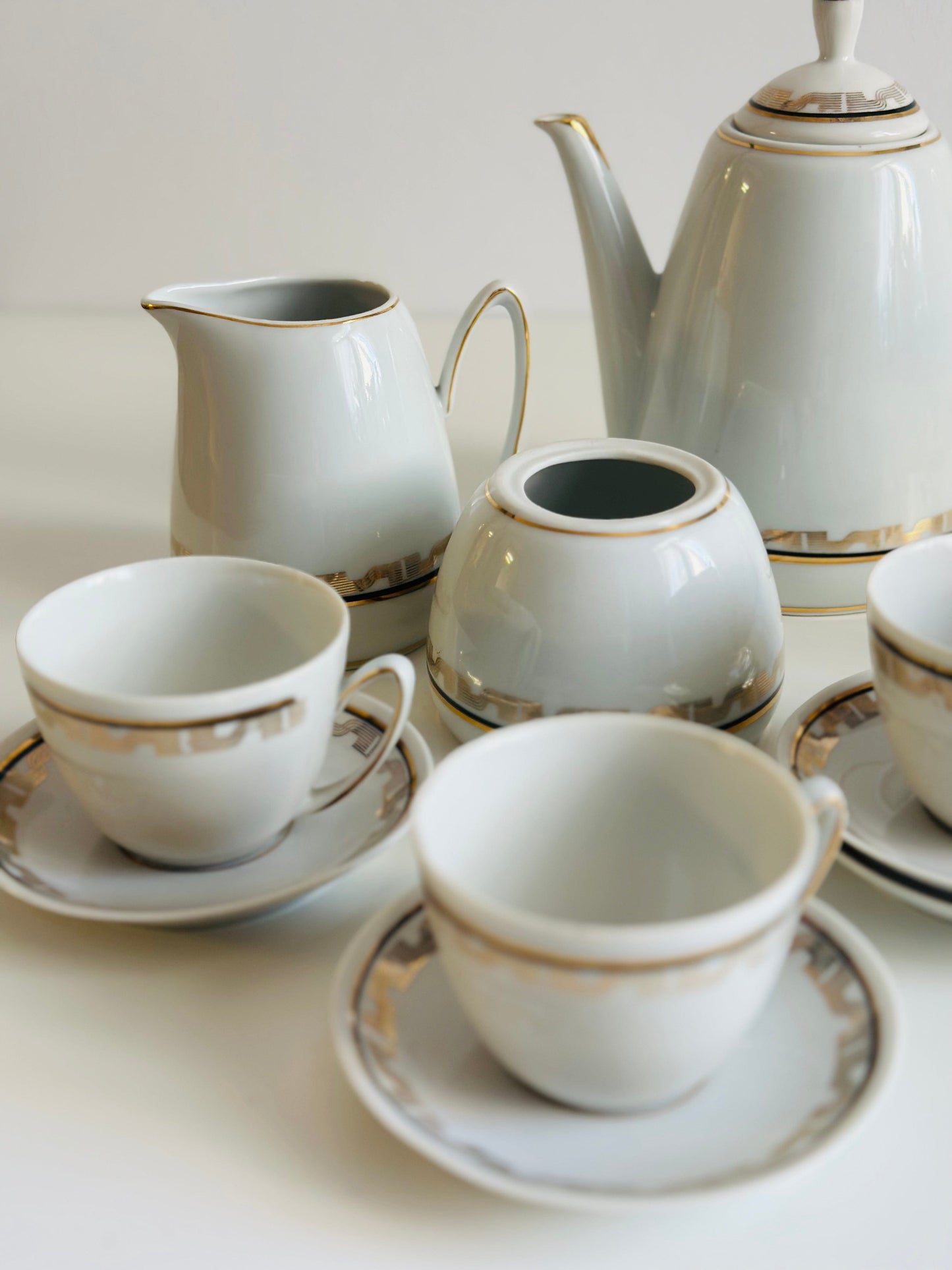 Set de ceai/cafea din porțelan de Cluj - 3 persoane