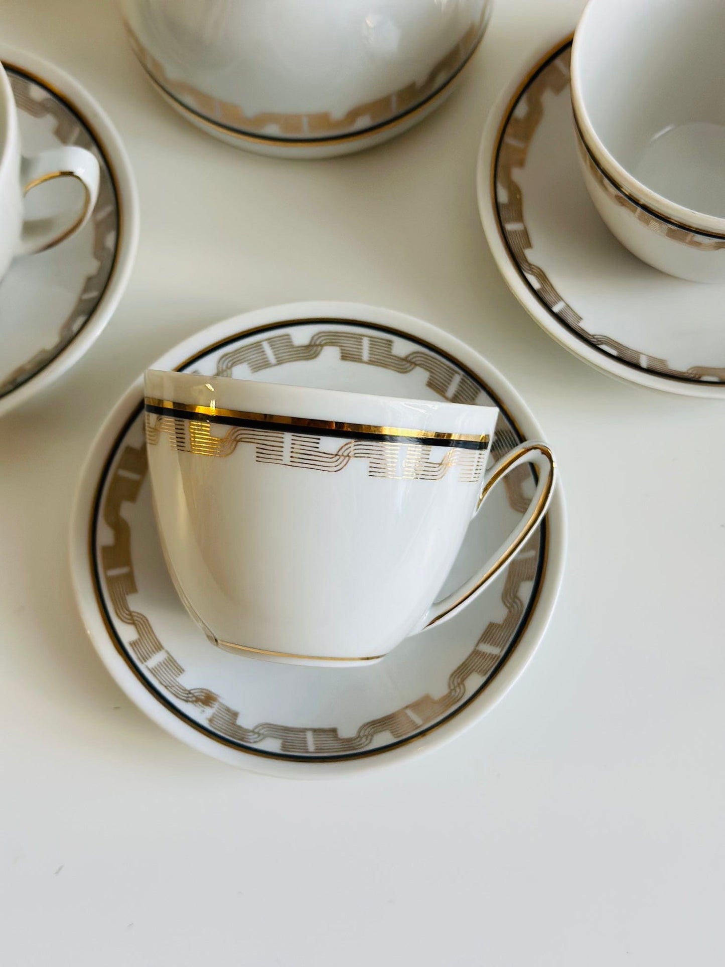 Set de ceai/cafea din porțelan de Cluj - 3 persoane