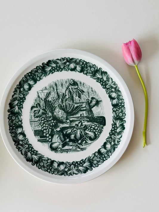 Platou cu fructe pictate