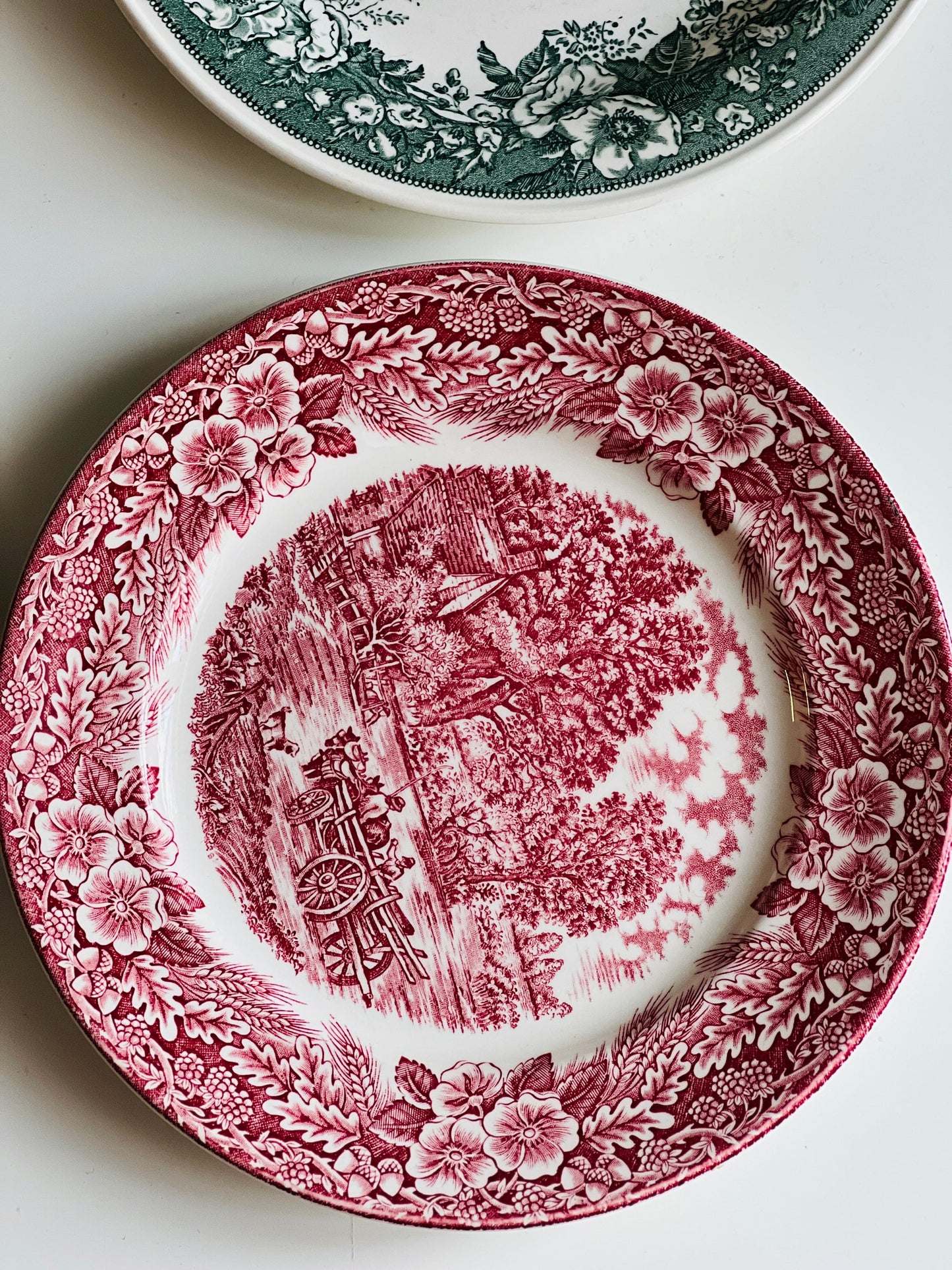 Set 6 farfurii late mix & match, porțelan englezesc