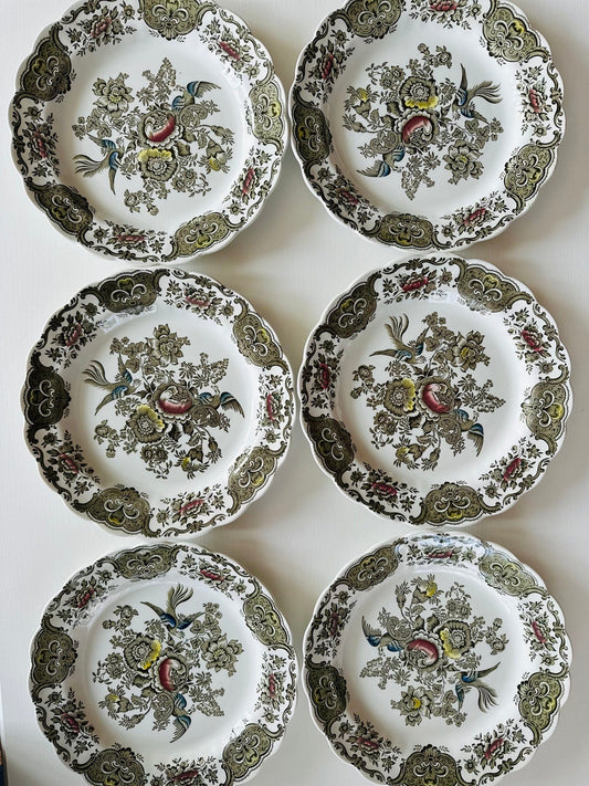 Set 6 farfurii late pasărea Phoenix