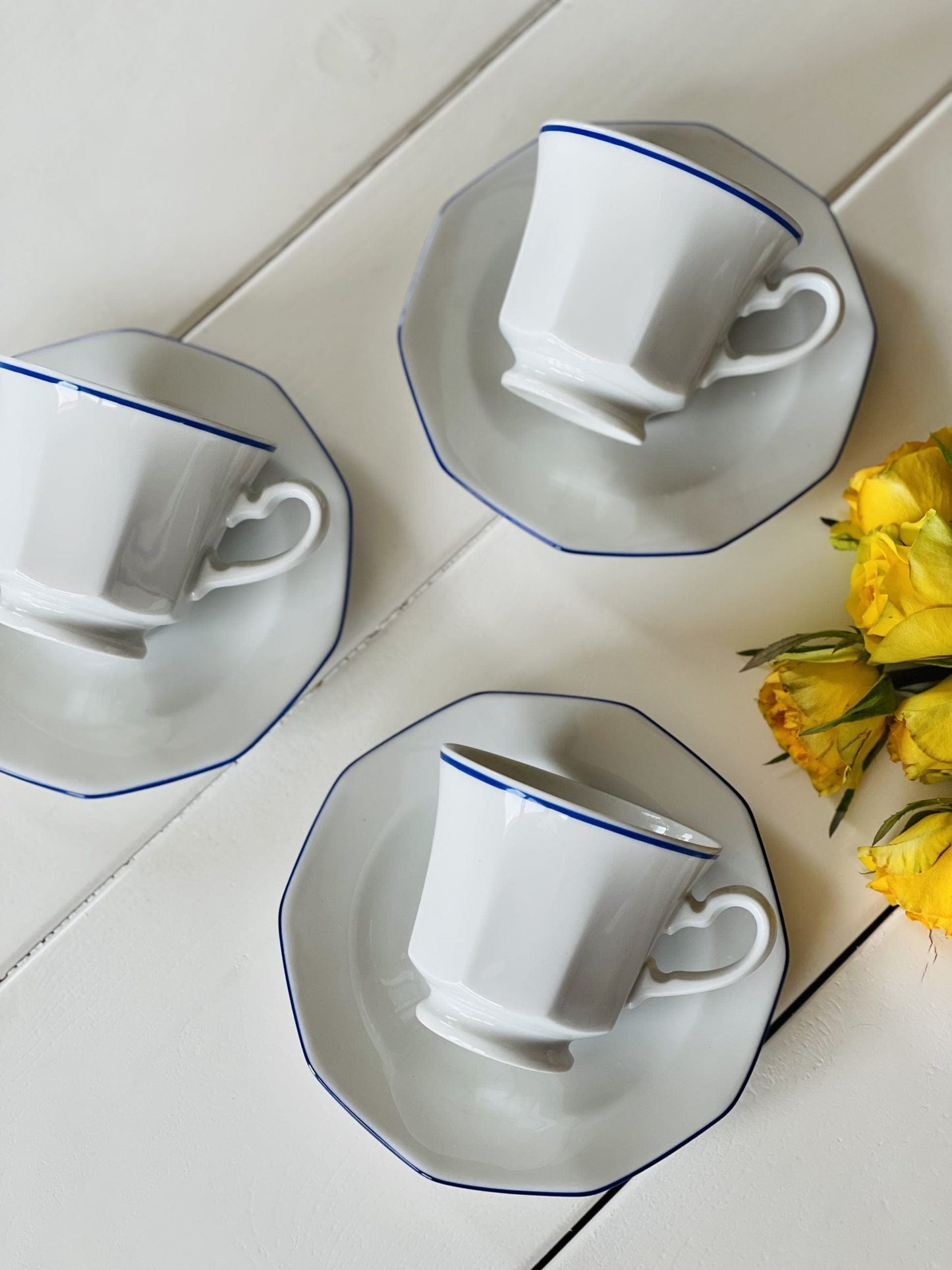 Set 3 cești geometrice