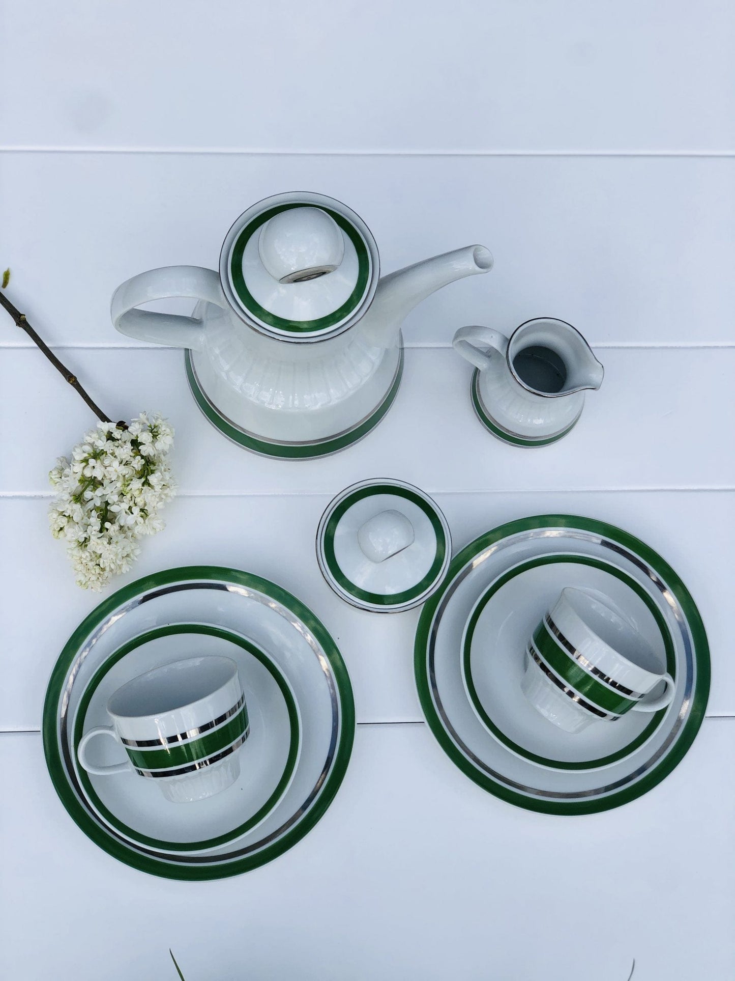Verde cât cuprinde - set de ceai pentru 6 persoane