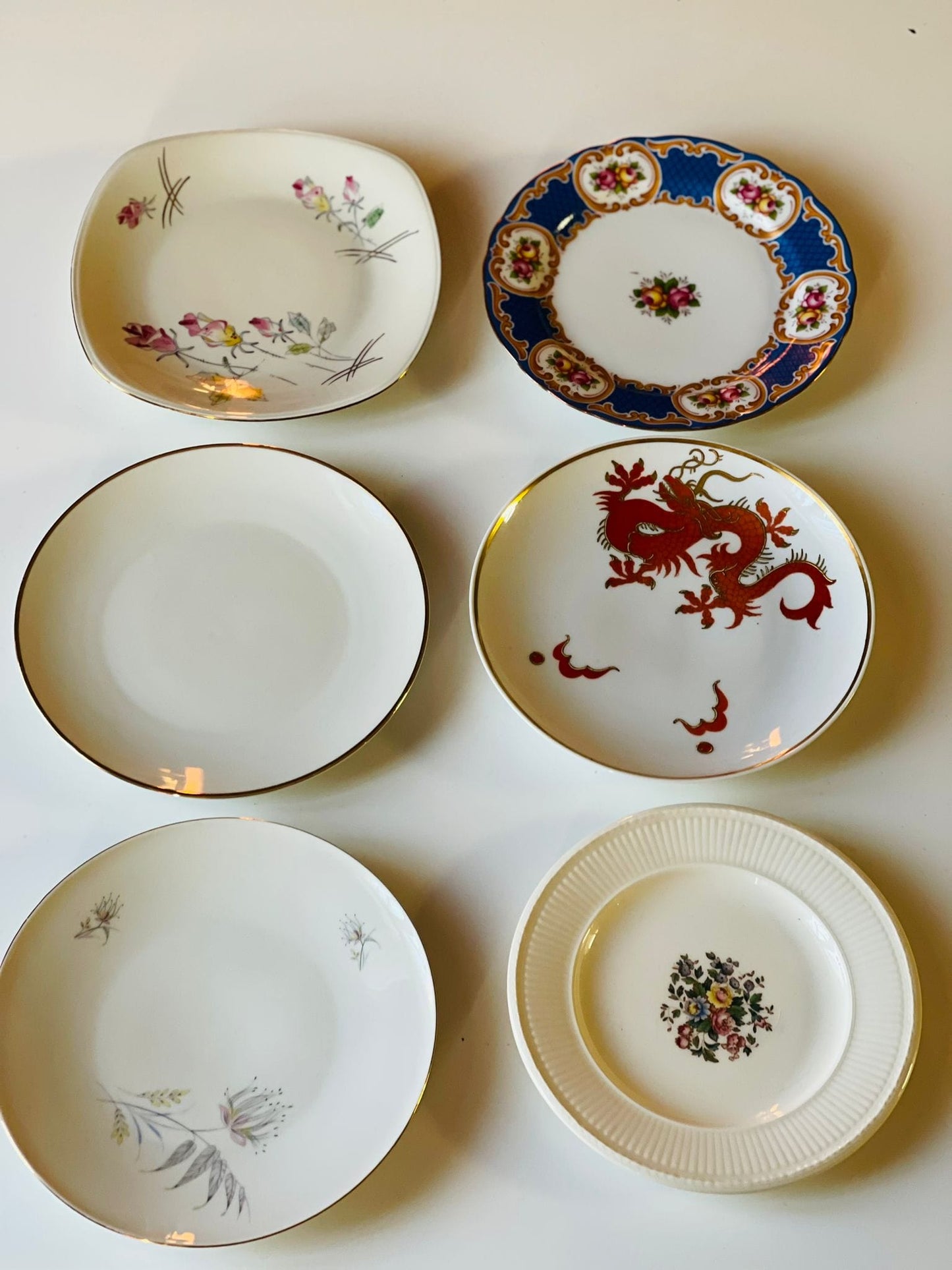 Set 6 farfurii aperitiv - modele diverse