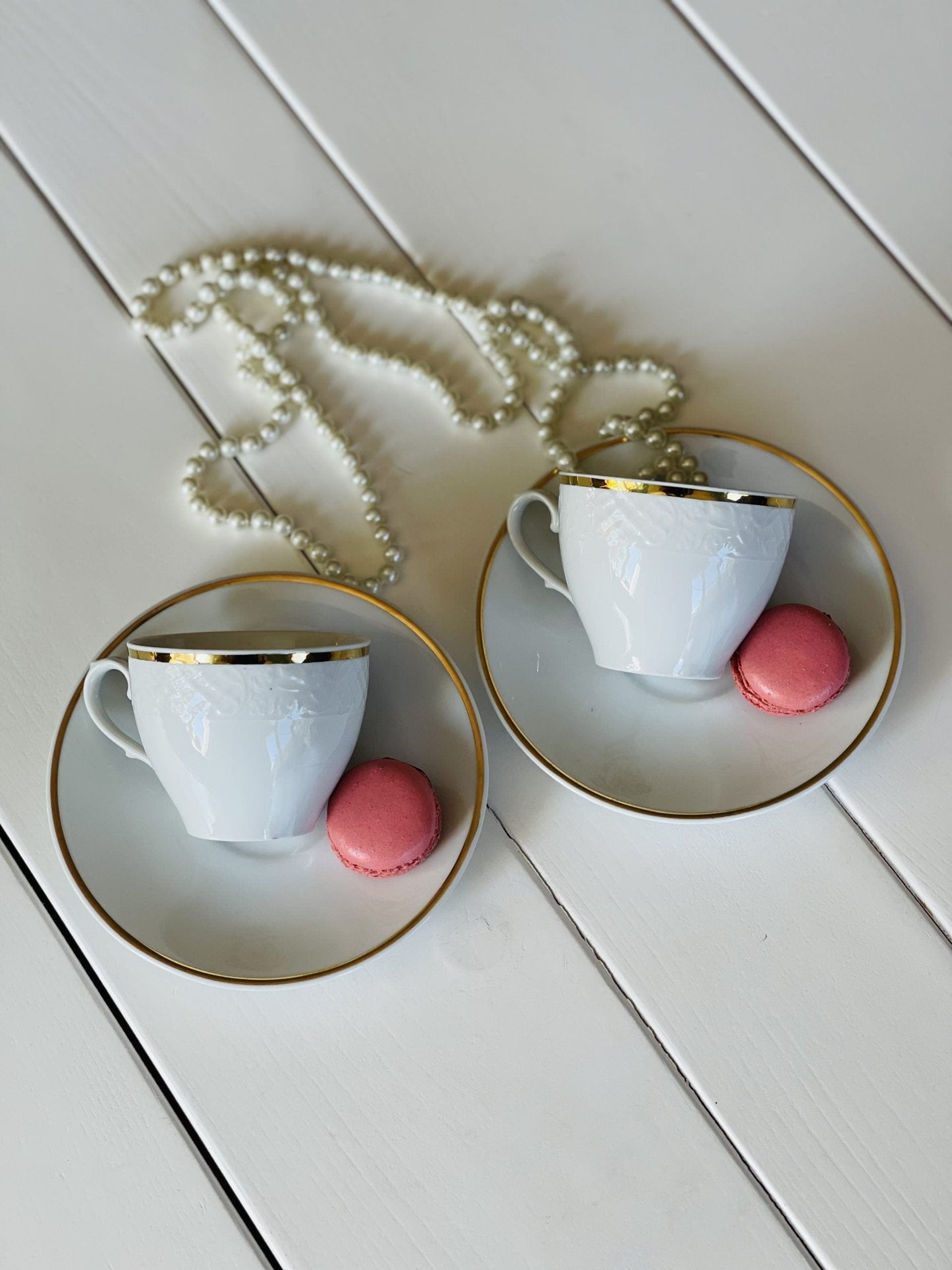 Ceai și macarons