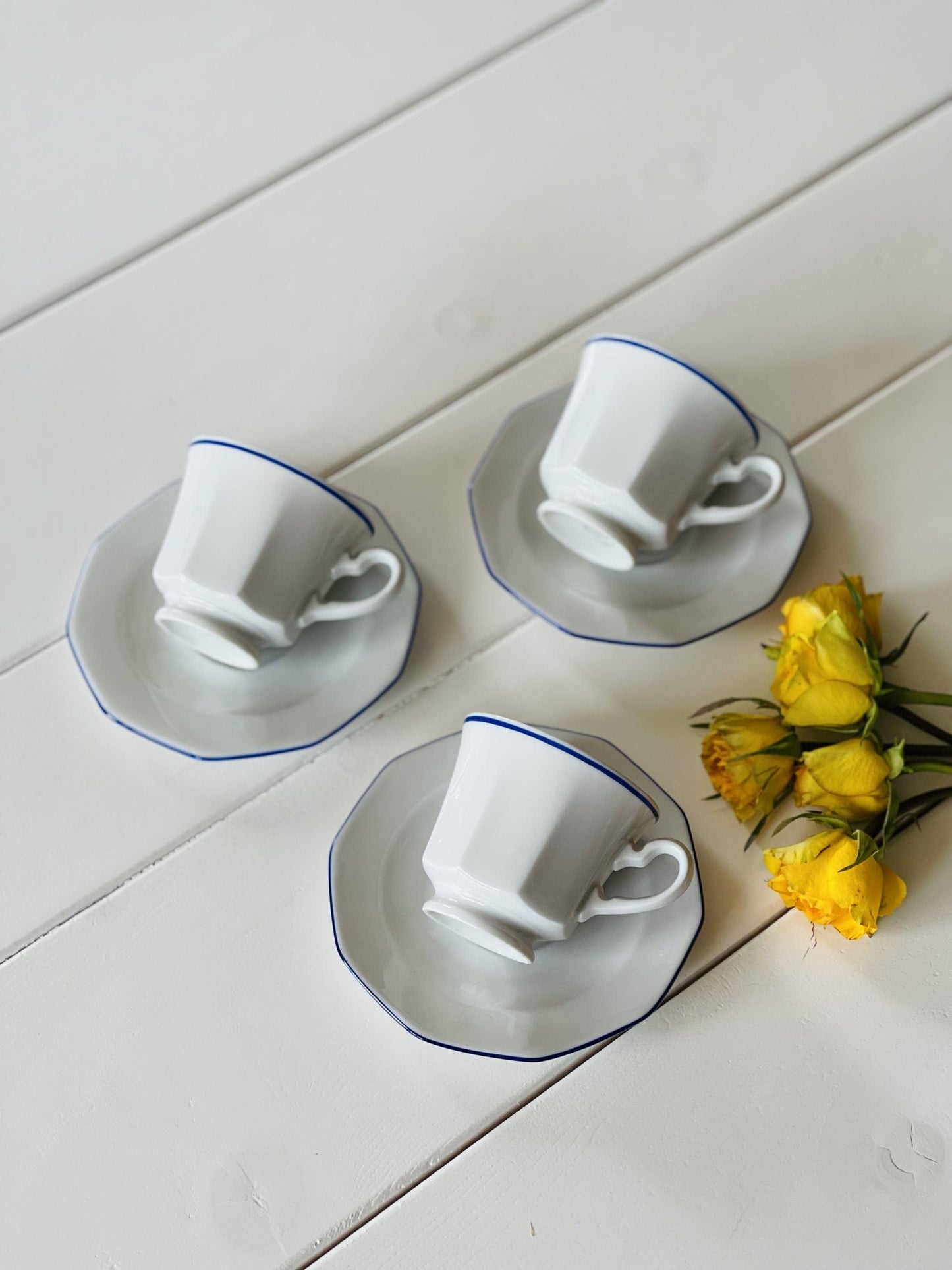 Set 3 cești geometrice