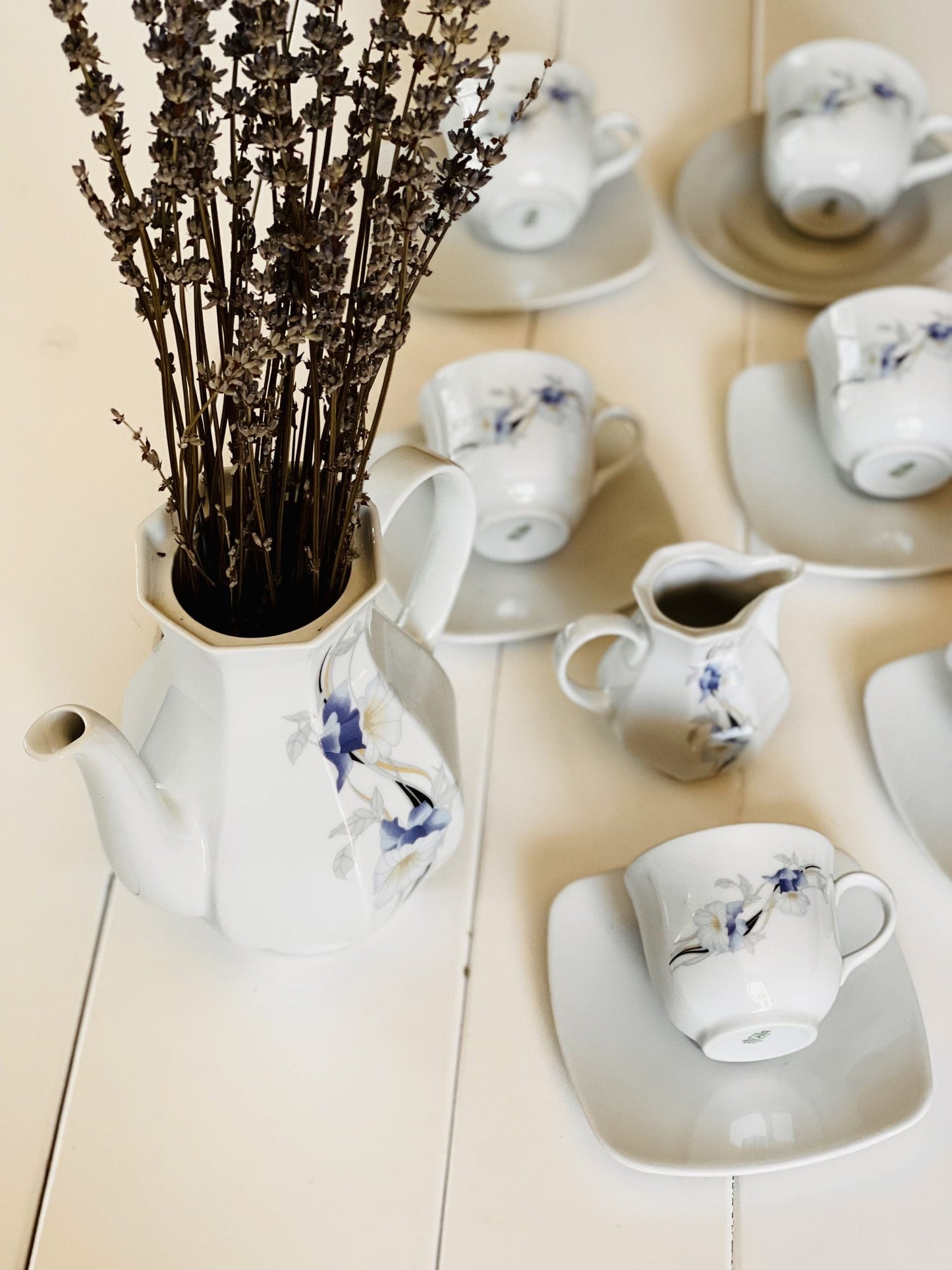 Set de ceai/cafea cu iriși