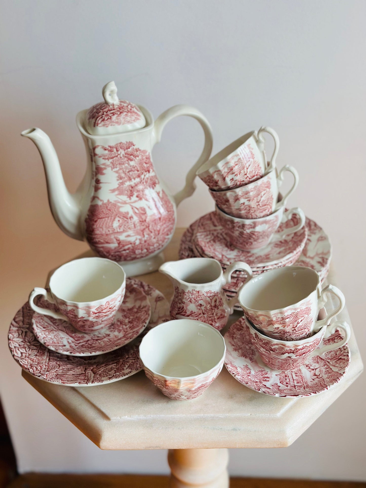 Set de ceai/cafea + mic dejun The Hunter de la Myott, 6 persoane