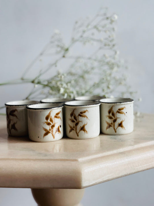 Set de cănuțe de espresso cu stufăriș