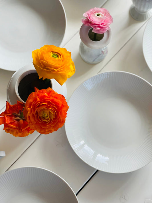 Set 6 farfurii adânci - Albă ca zăpada