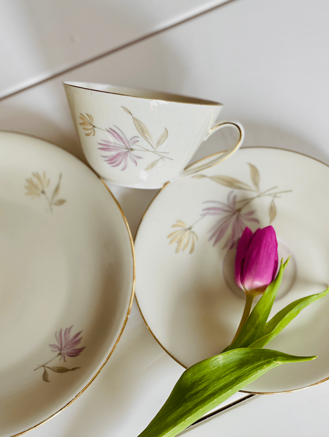 Dimineți în culori pastelate, set 3 piese