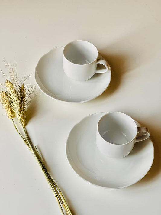 O poveste albă pentru doi, set 2 cești