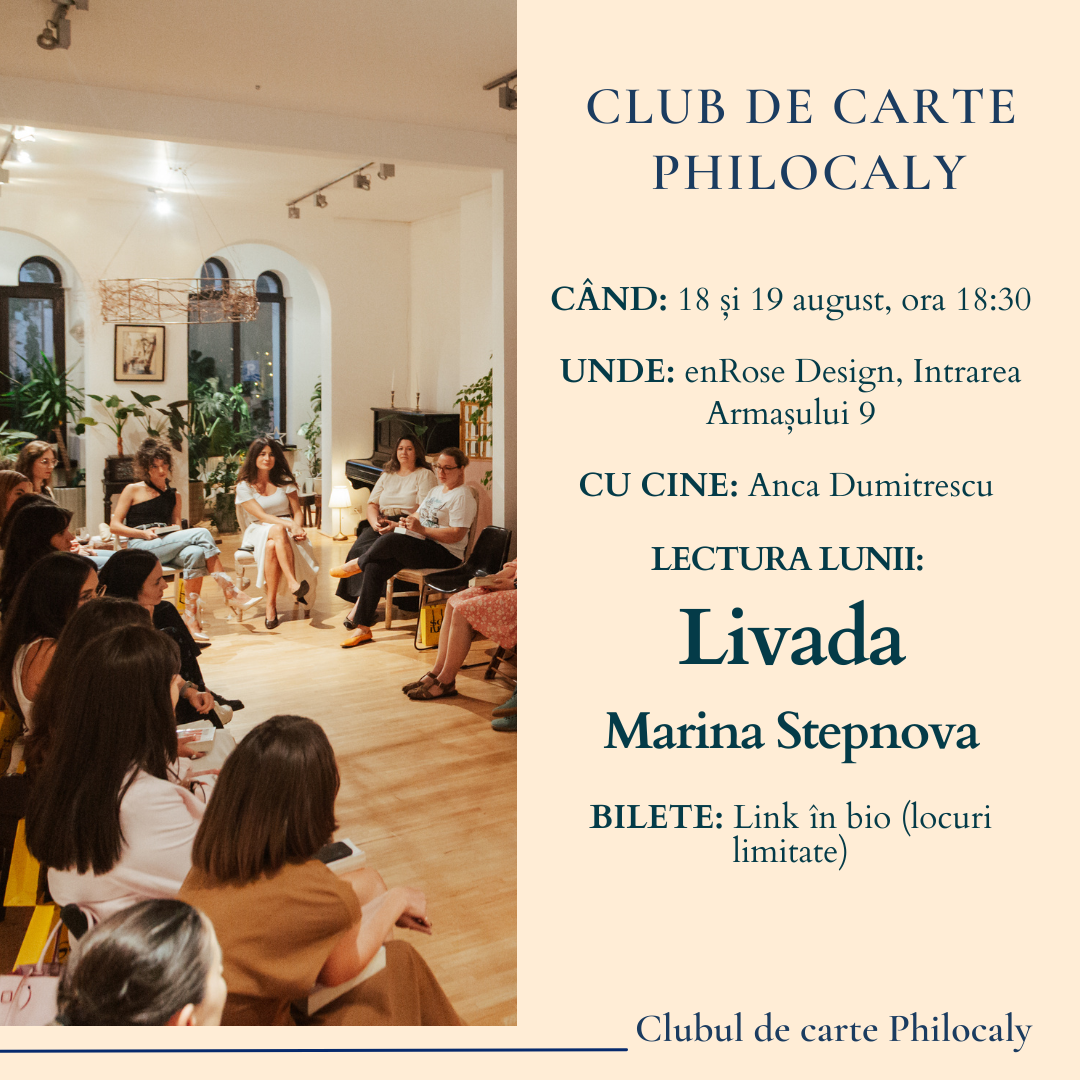 Clubul de carte Philocaly #39 - august 2026