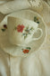 Set ceai/cafea cu flori colorate