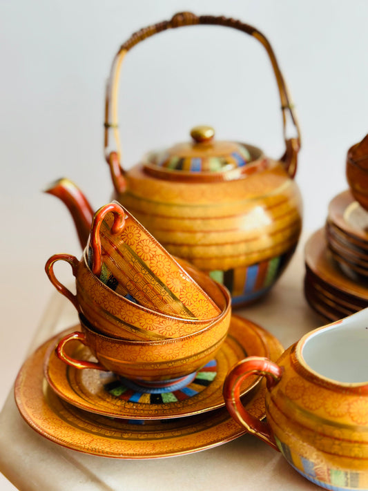 Set jde ceai japonez din anii '50, piesă de colecție