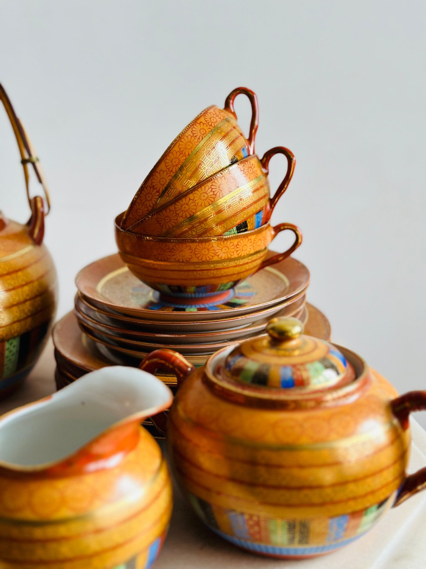 Set jde ceai japonez din anii '50, piesă de colecție