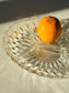 Platou oval de cristal
