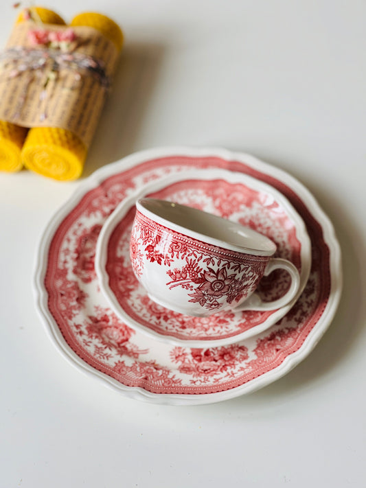 Set mic dejun roșu Villeroy & Boch, colecția Fasan