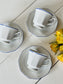 Set 3 cești geometrice