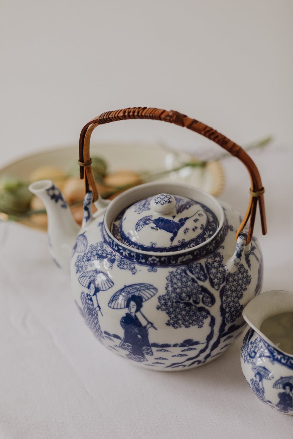 Ceainic & letieră - Albastru de China